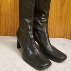 Black Leather Boots size 8M. Aldo, Franco Sarto